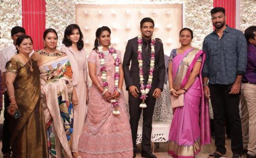 Actor Sathish - Sindhu Wedding Reception Stills 100