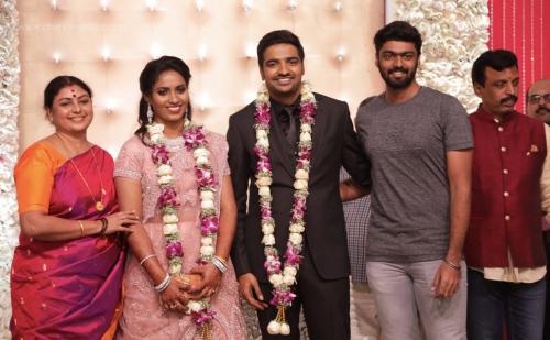 Actor Sathish - Sindhu Wedding Reception Stills 102