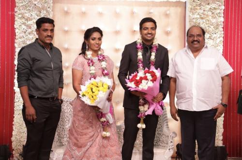 Actor Sathish - Sindhu Wedding Reception Stills 105