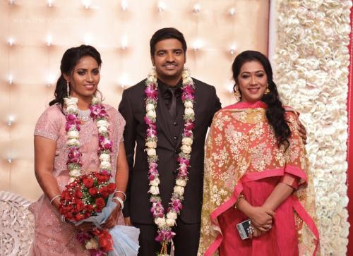 Actor Sathish - Sindhu Wedding Reception Stills 107