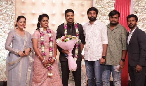 Actor Sathish - Sindhu Wedding Reception Stills 108