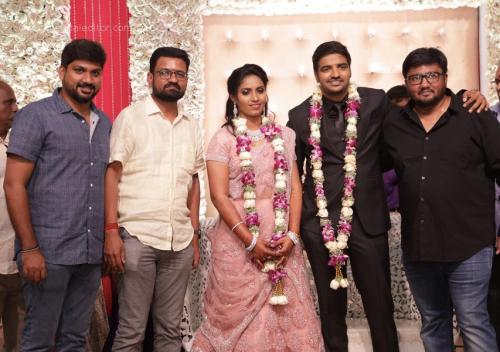 Actor Sathish - Sindhu Wedding Reception Stills 112