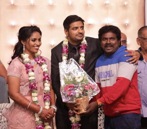 Actor Sathish - Sindhu Wedding Reception Stills 113