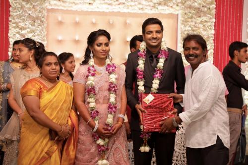 Actor Sathish - Sindhu Wedding Reception Stills 23