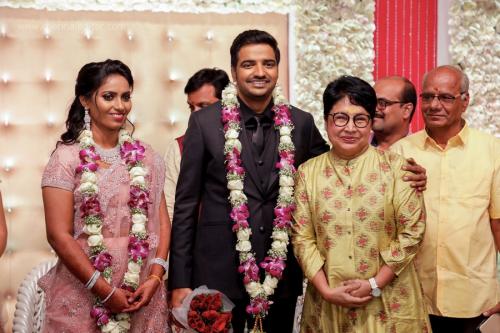Actor Sathish - Sindhu Wedding Reception Stills 25