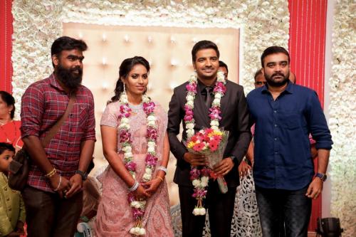 Actor Sathish - Sindhu Wedding Reception Stills 30