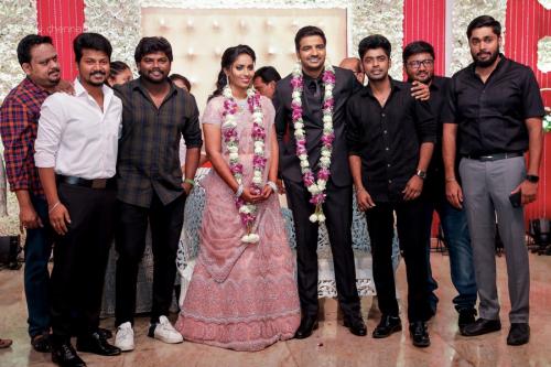 Actor Sathish - Sindhu Wedding Reception Stills 34