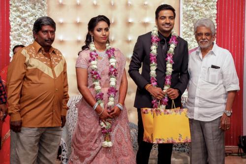 Actor Sathish - Sindhu Wedding Reception Stills 37