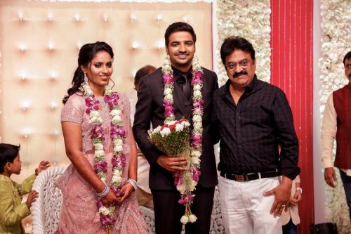 Actor Sathish - Sindhu Wedding Reception Stills 40