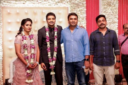 Actor Sathish - Sindhu Wedding Reception Stills 42