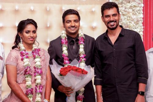 Actor Sathish - Sindhu Wedding Reception Stills 46