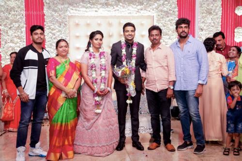 Actor Sathish - Sindhu Wedding Reception Stills 49