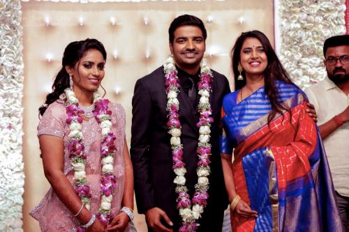 Actor Sathish - Sindhu Wedding Reception Stills 51