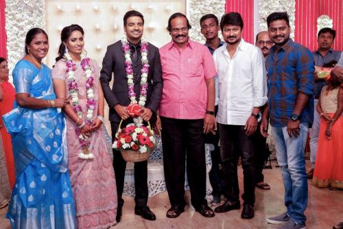 Actor Sathish - Sindhu Wedding Reception Stills 52