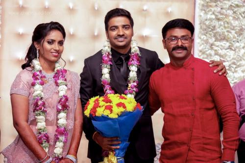 Actor Sathish - Sindhu Wedding Reception Stills 53