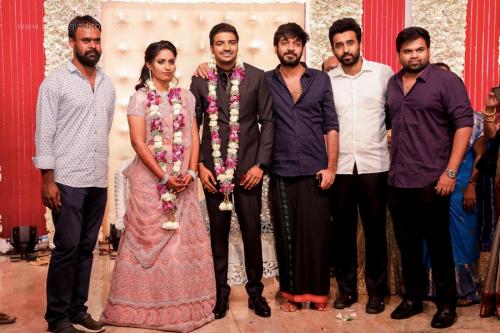 Actor Sathish - Sindhu Wedding Reception Stills 61