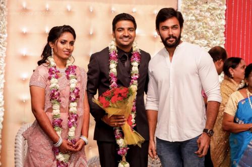 Actor Sathish - Sindhu Wedding Reception Stills 62