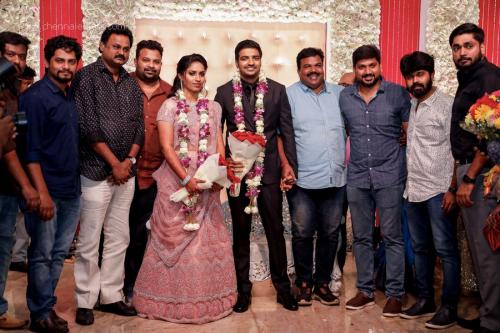 Actor Sathish - Sindhu Wedding Reception Stills 63