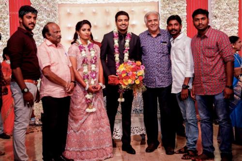 Actor Sathish - Sindhu Wedding Reception Stills 64