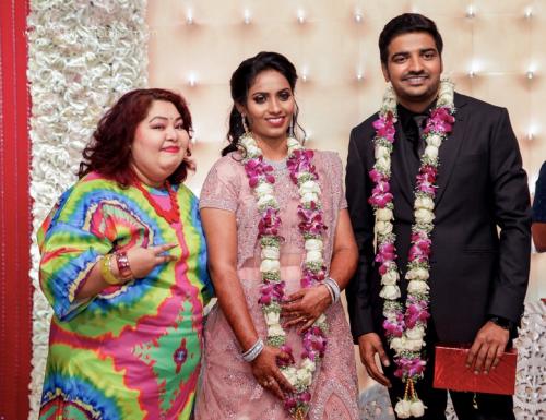 Actor Sathish - Sindhu Wedding Reception Stills 66