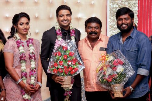 Actor Sathish - Sindhu Wedding Reception Stills 68