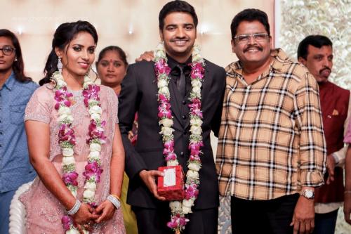 Actor Sathish - Sindhu Wedding Reception Stills 69