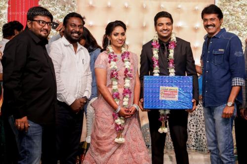 Actor Sathish - Sindhu Wedding Reception Stills 70