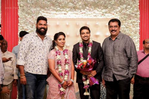 Actor Sathish - Sindhu Wedding Reception Stills 71