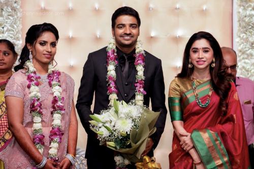 Actor Sathish - Sindhu Wedding Reception Stills 73