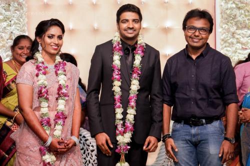 Actor Sathish - Sindhu Wedding Reception Stills 74