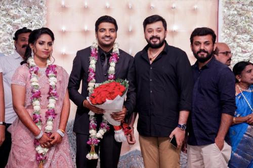 Actor Sathish - Sindhu Wedding Reception Stills 77