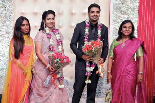 Actor Sathish - Sindhu Wedding Reception Stills 79