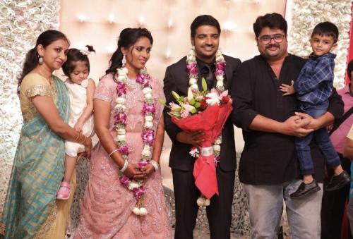 Actor Sathish - Sindhu Wedding Reception Stills 90