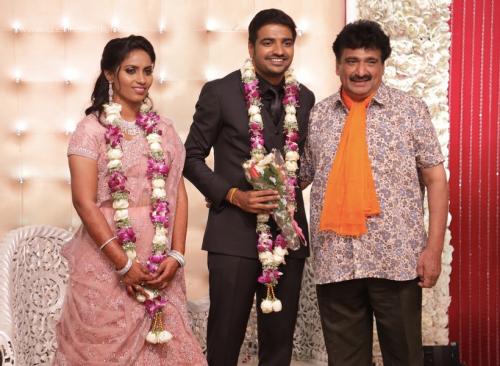 Actor Sathish - Sindhu Wedding Reception Stills 93