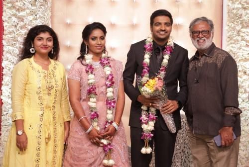 Actor Sathish - Sindhu Wedding Reception Stills 97