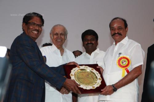 Felicitation Function of Writer Kalaignanam 58